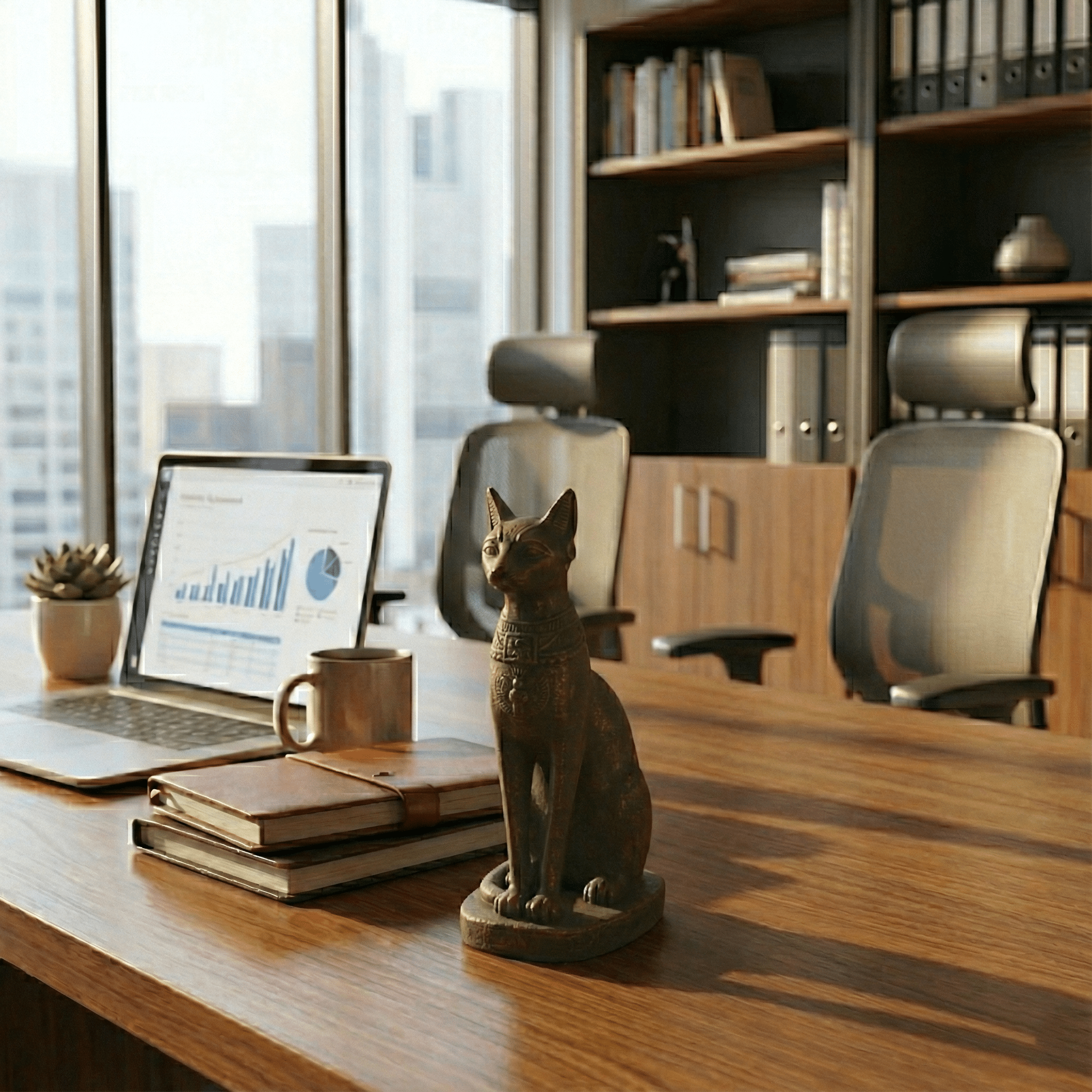 Bastet Cat Statue Bronze