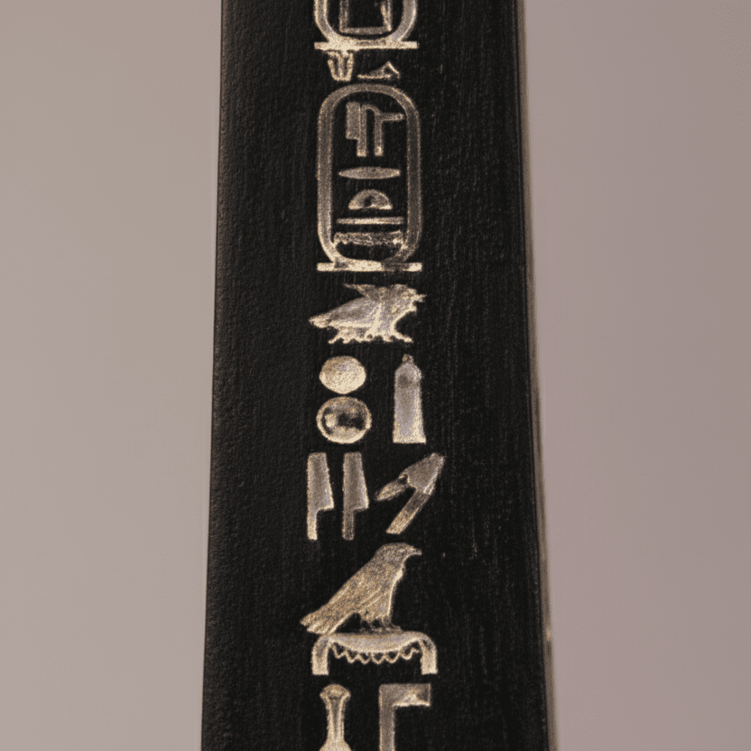 Black Pharaonic Obelisk