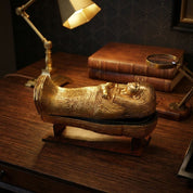 Coffin with Mummy inside with Stand