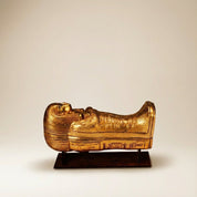 Coffin with Mummy inside with Stand