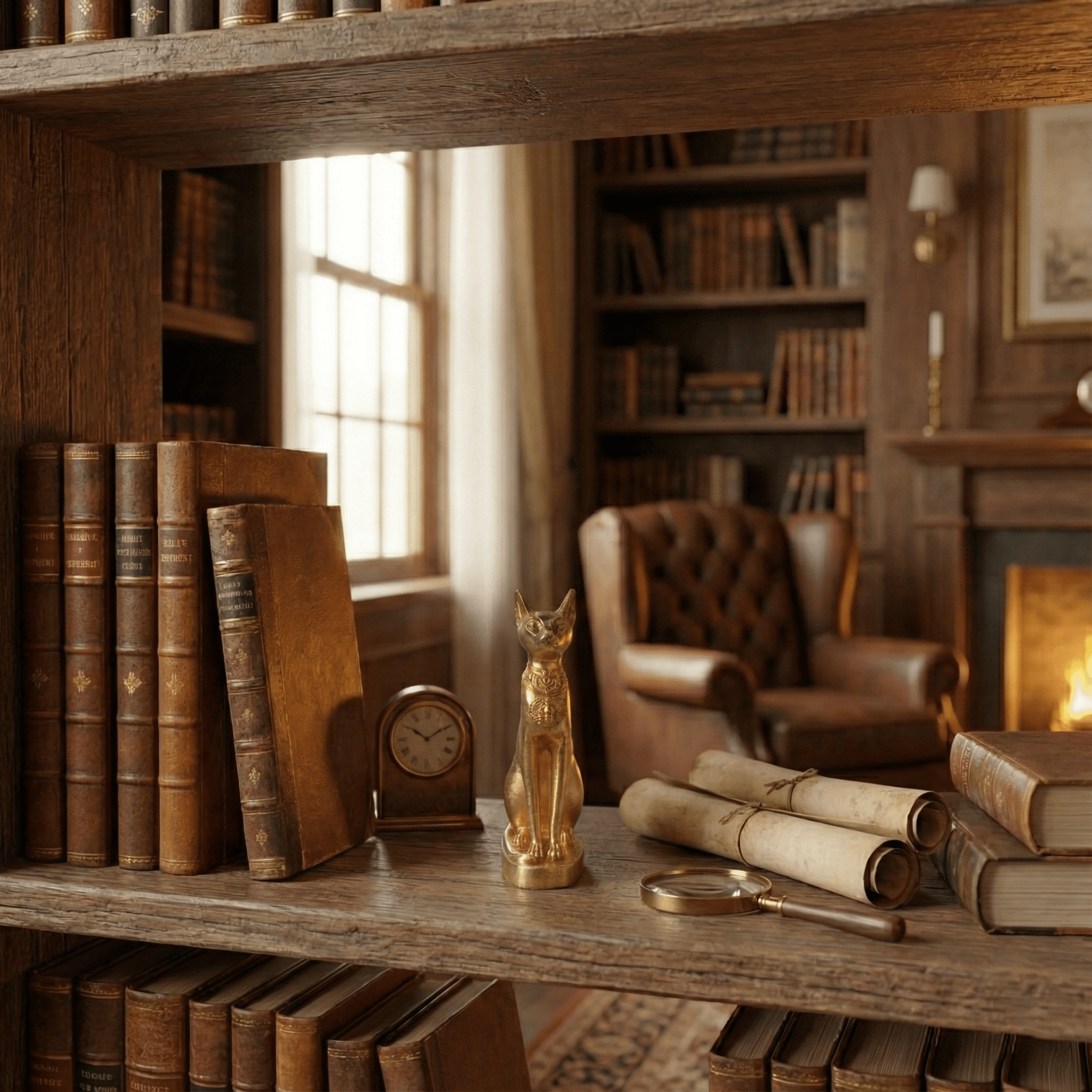 Bastet Cat Statue Gold