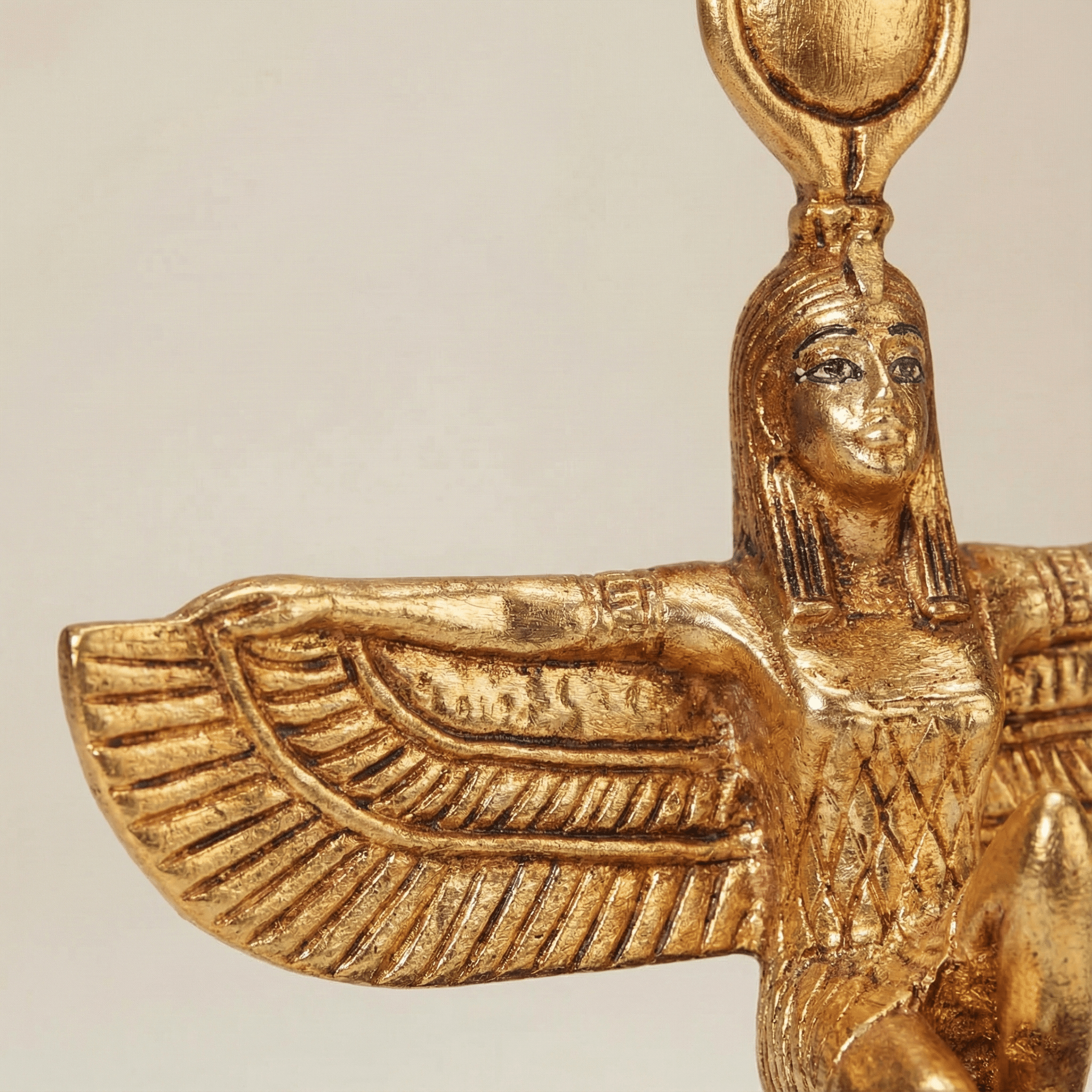 Winged Isis Statue