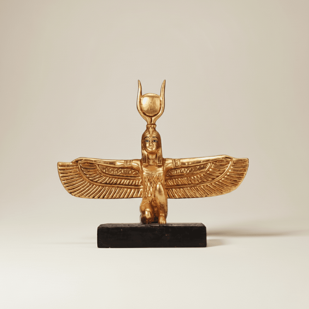 Winged Isis Statue