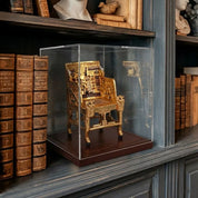 Throne Chair of King Tutankhamun Plexiglass Cover
