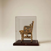 Throne Chair of King Tutankhamun Plexiglass Cover