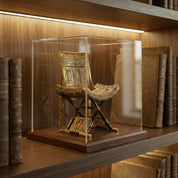 Ceremonial Chair of King Tutankhamun Plexiglass Cover