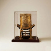 Ceremonial Chair of King Tutankhamun Plexiglass Cover