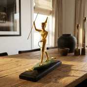 Tutankhamun On a Boat Statue