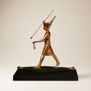 Tutankhamun On a Boat Statue