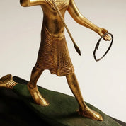 Tutankhamun On a Boat Statue